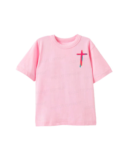 Kids Jesus The Way Double Sided Cotton Christian T-shirt