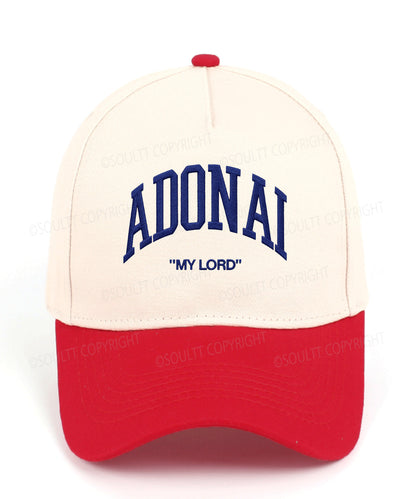 Adonai Embroidered Christian Trucker Hat