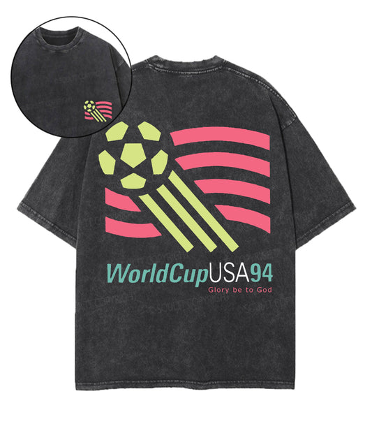 World Cup Double Sided Unisex Washed Christian T-shirt