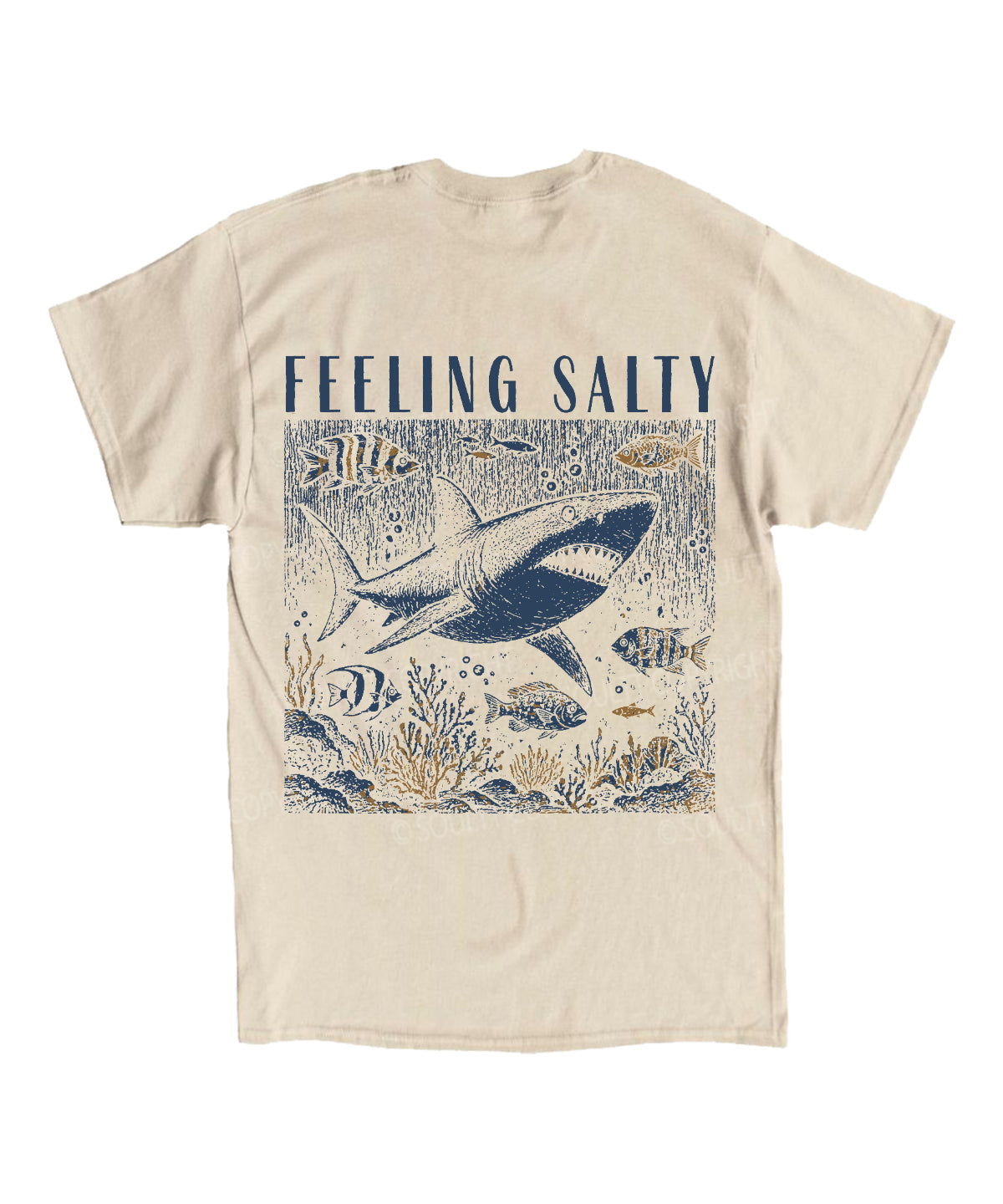 Feeling Salty Double Sided Unisex Cotton Christian T-Shirt