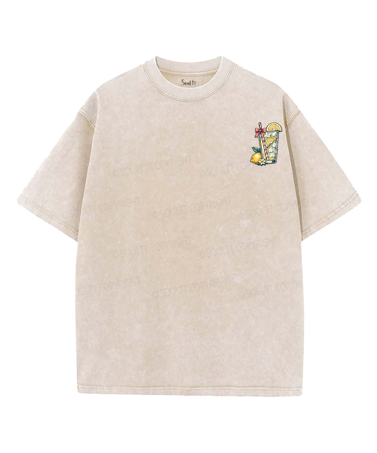 Life Gave Me Some Lemons Double Sided Unisex Washed Christian T-shirt