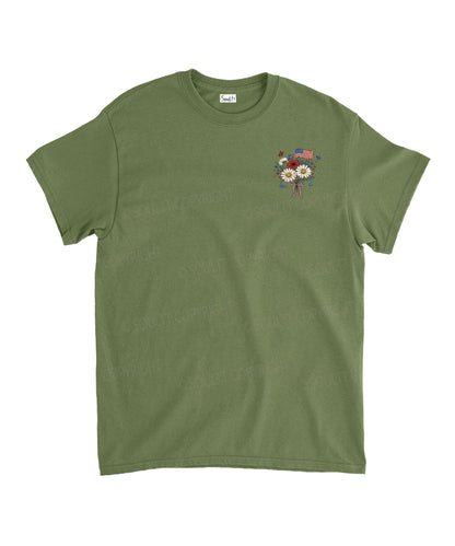 Faith Freedom Double Sided Unisex Cotton Christian T-Shirt