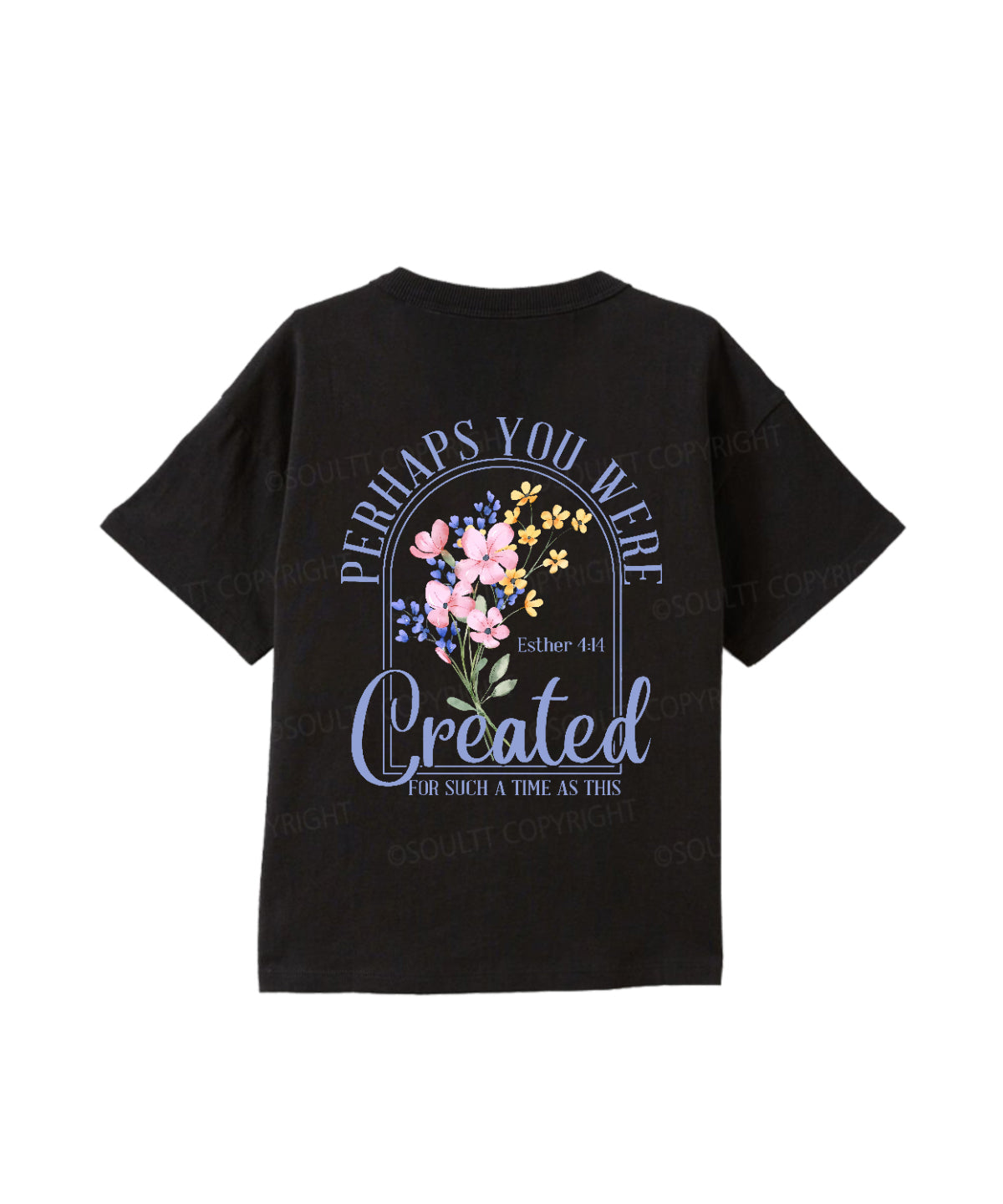 Kids Created For Such A Time Double Sided Cotton Christian T-shirt