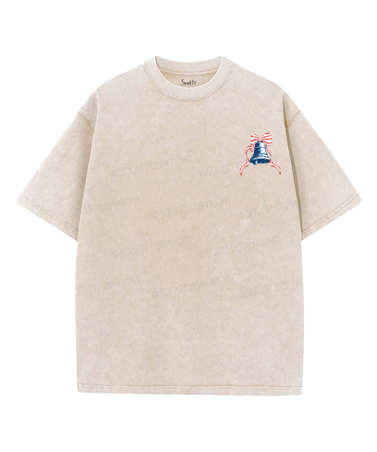 250 Years America Anniversary Double Sided Unisex Washed Christian T-shirt