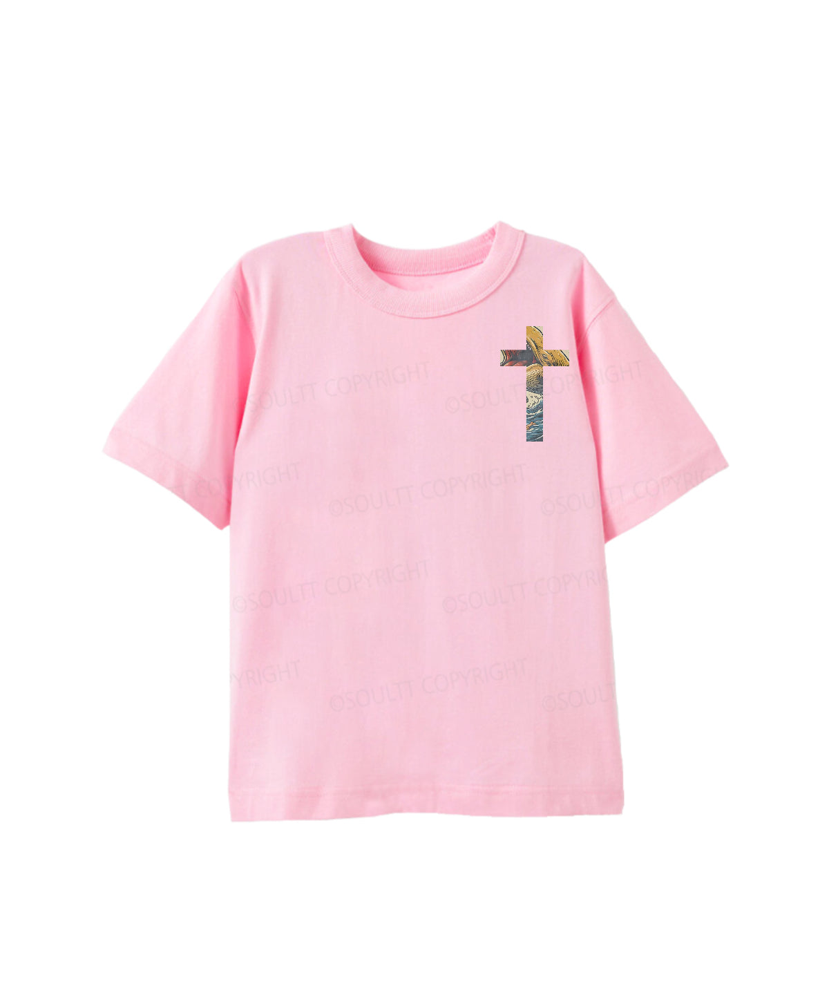 Kids We're Doing God's Will Double Sided Cotton Christian T-shirt