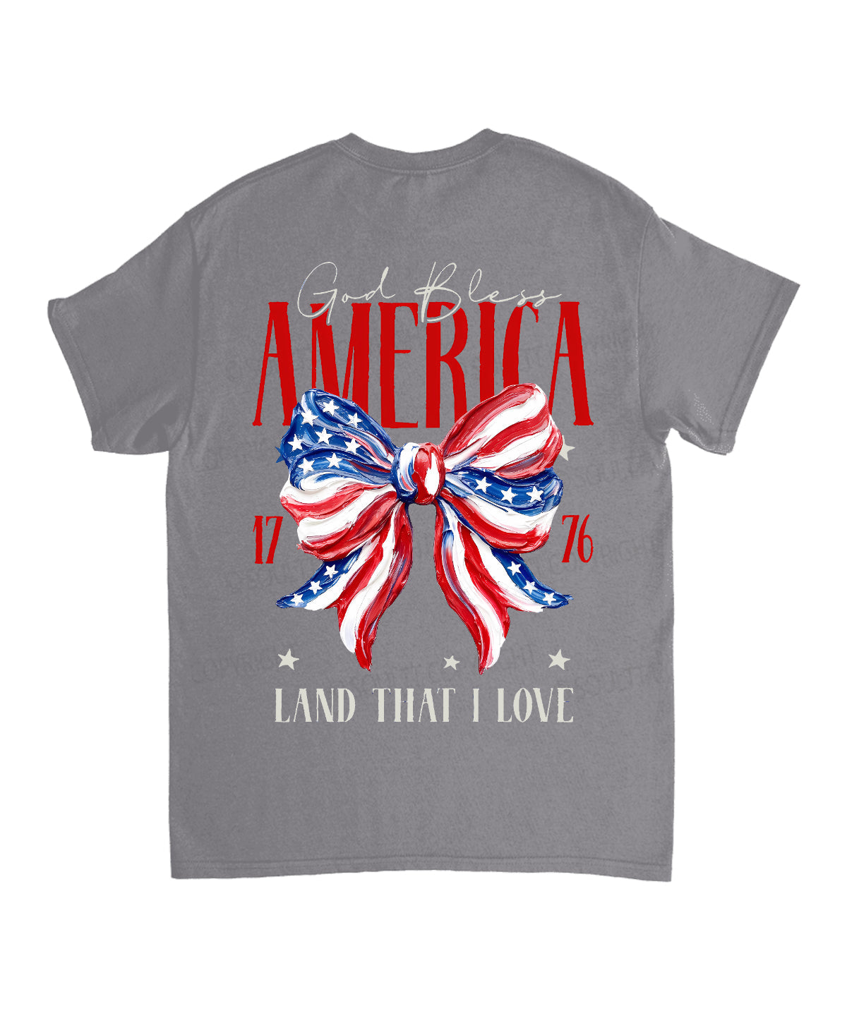 God Bless America Double Sided Unisex Cotton Christian T-Shirt