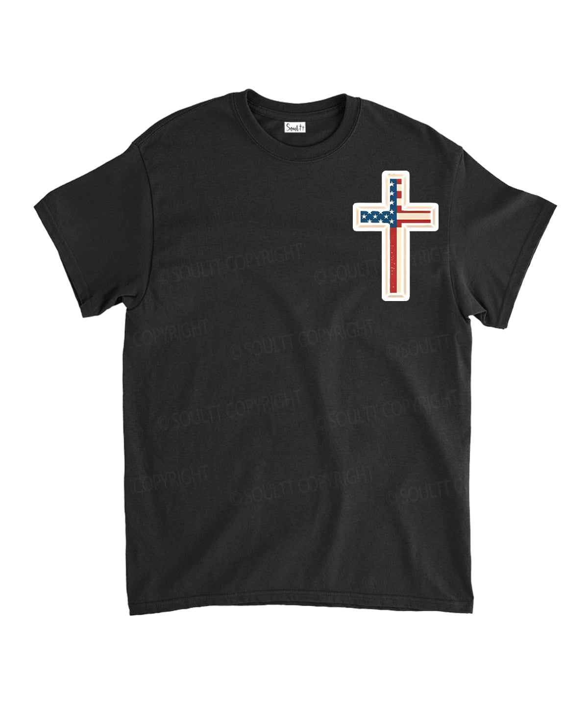 Hooked On Jesus Double Sided Unisex Cotton Christian T-Shirt