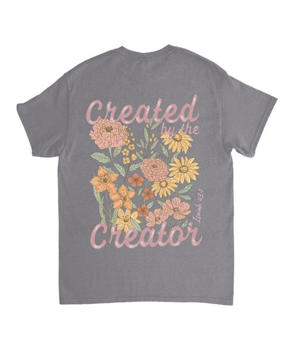 Created By The Creator Double Sided Unisex Cotton Christian T-Shirt