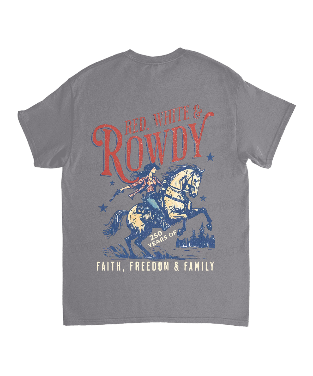 250 Years America Anniversary Double Sided Unisex Cotton Christian T-Shirt