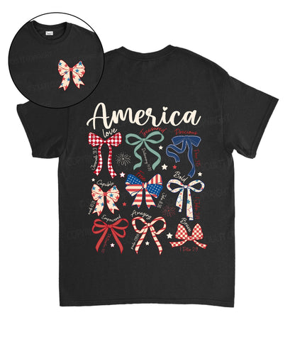 America Double Sided Unisex Cotton Christian T-Shirt
