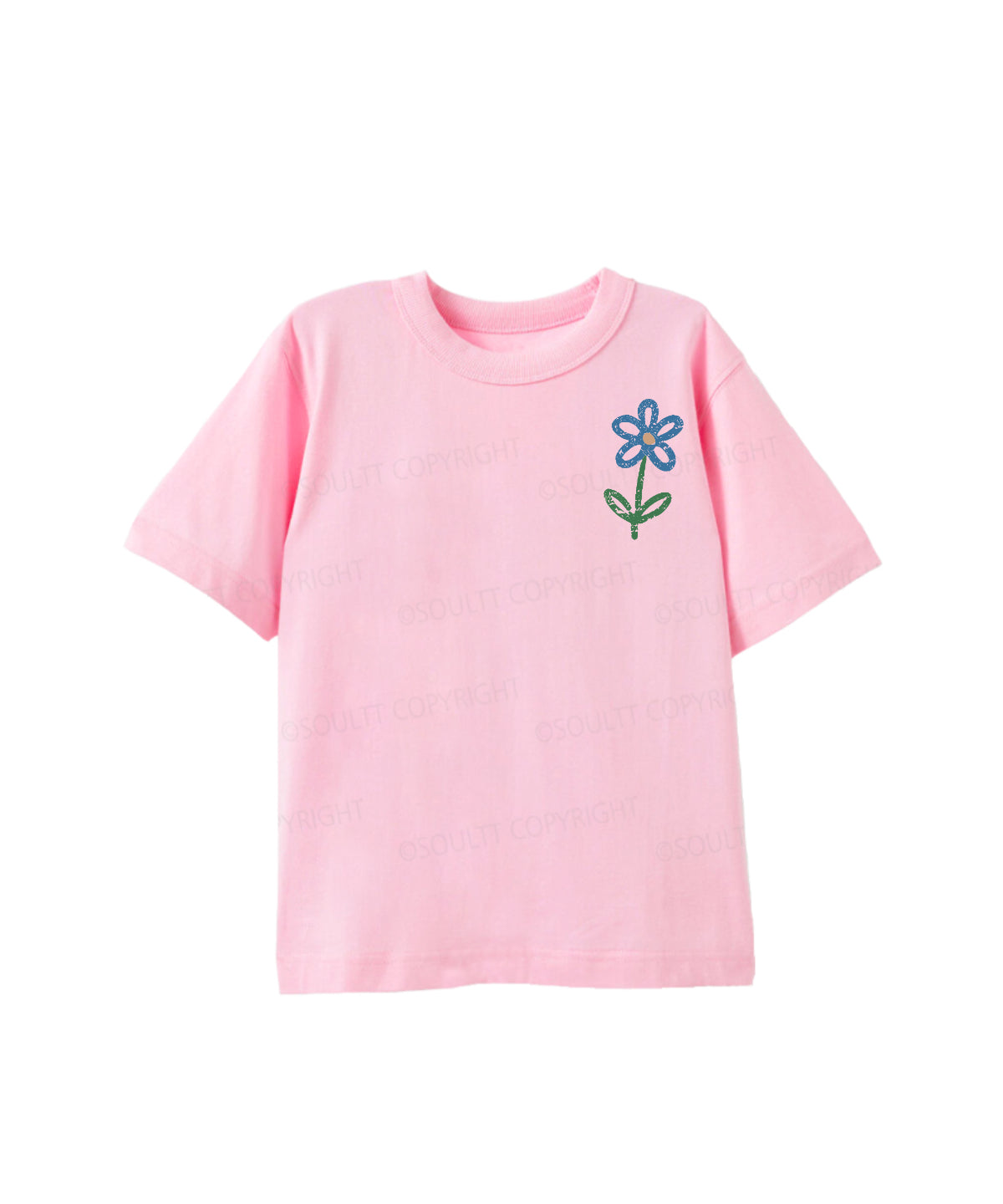 Kids Faith Over Fear Double Sided Cotton Christian T-shirt