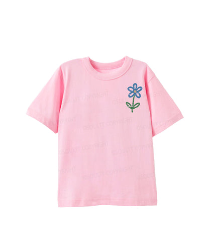 Kids Faith Over Fear Double Sided Cotton Christian T-shirt