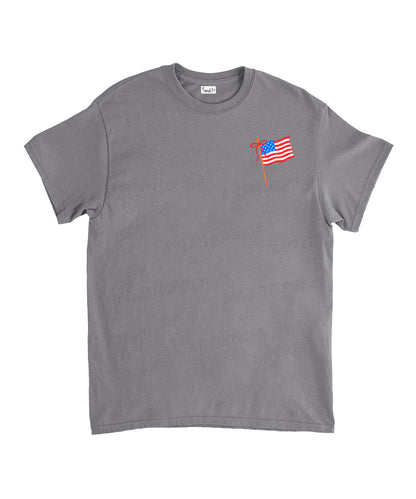 Blessed Is The Nation Whose God Is The Lord Double Sided Unisex Cotton Christian T-Shirt
