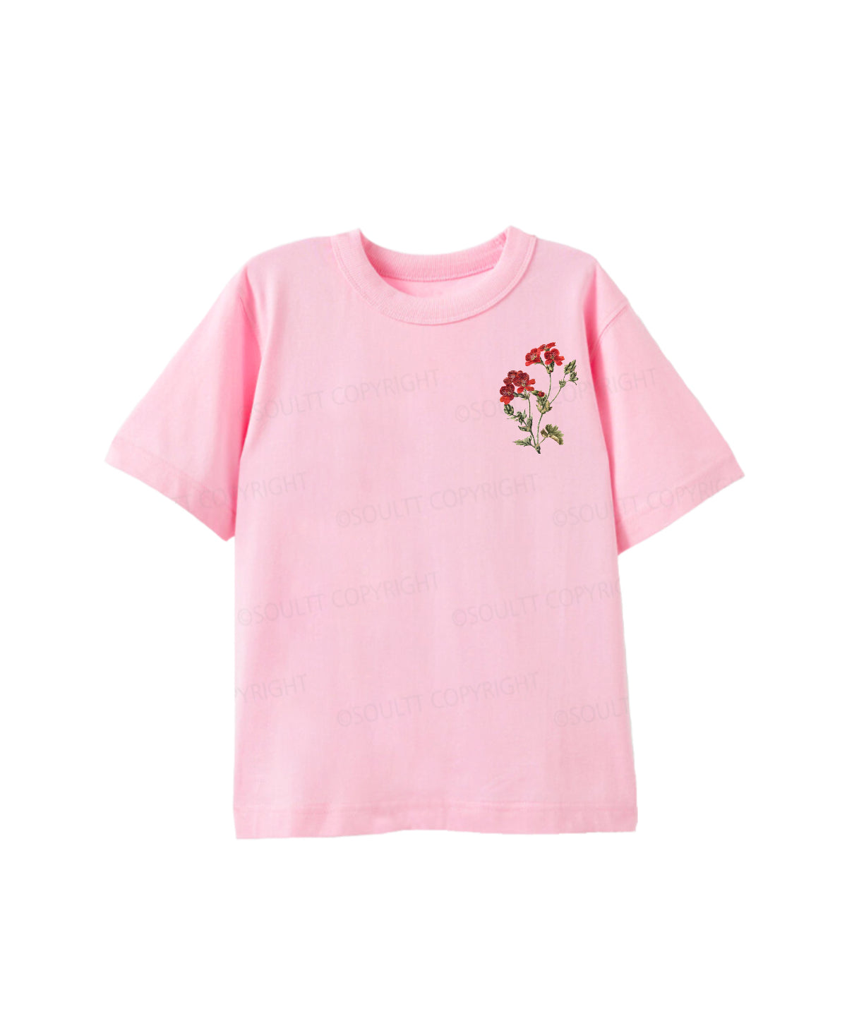 Kids Consider The Lilies Double Sided Cotton Christian T-shirt