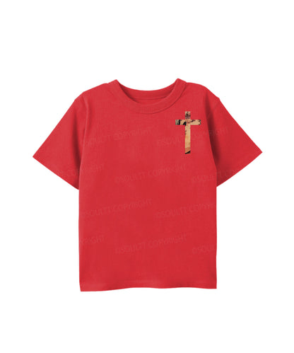 Kids Heavens Declare The Glory Of God Double Sided Cotton Christian T-shirt