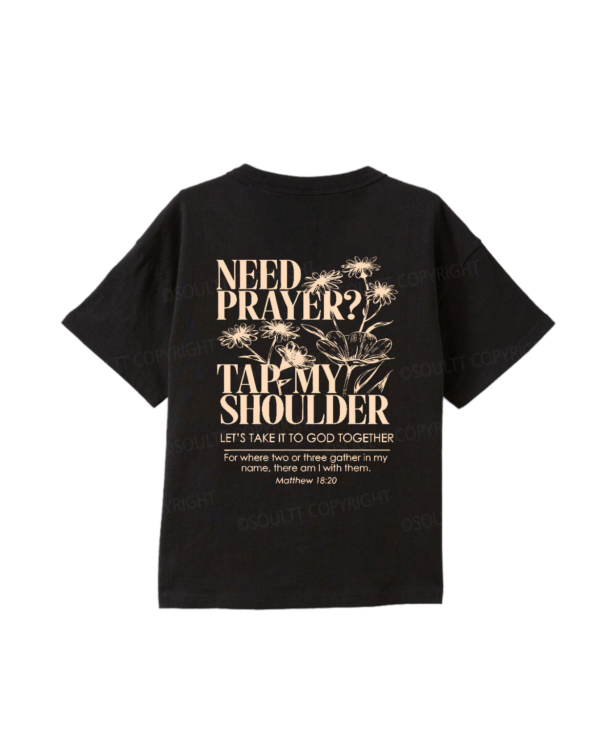 Kids Need Prayer ? Double Sided Cotton Christian T-shirt