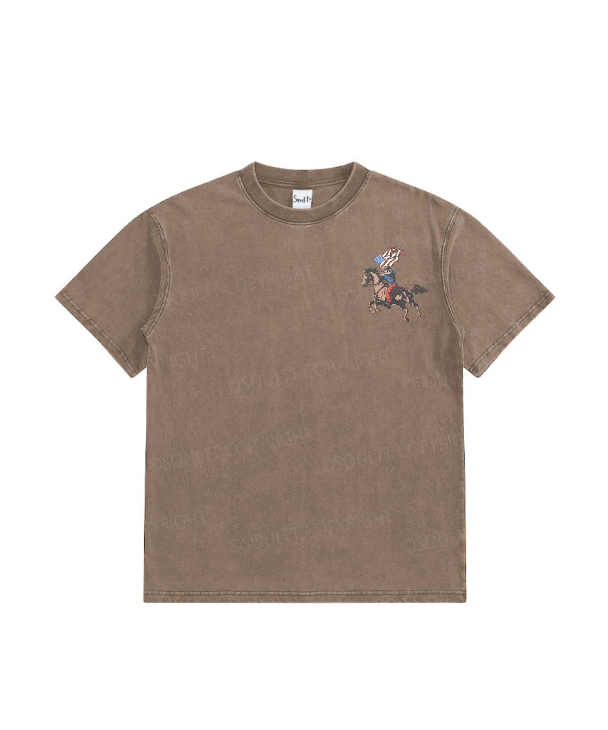 Kids 250 Years America Anniversary Double Sided Washed Christian T-shirt