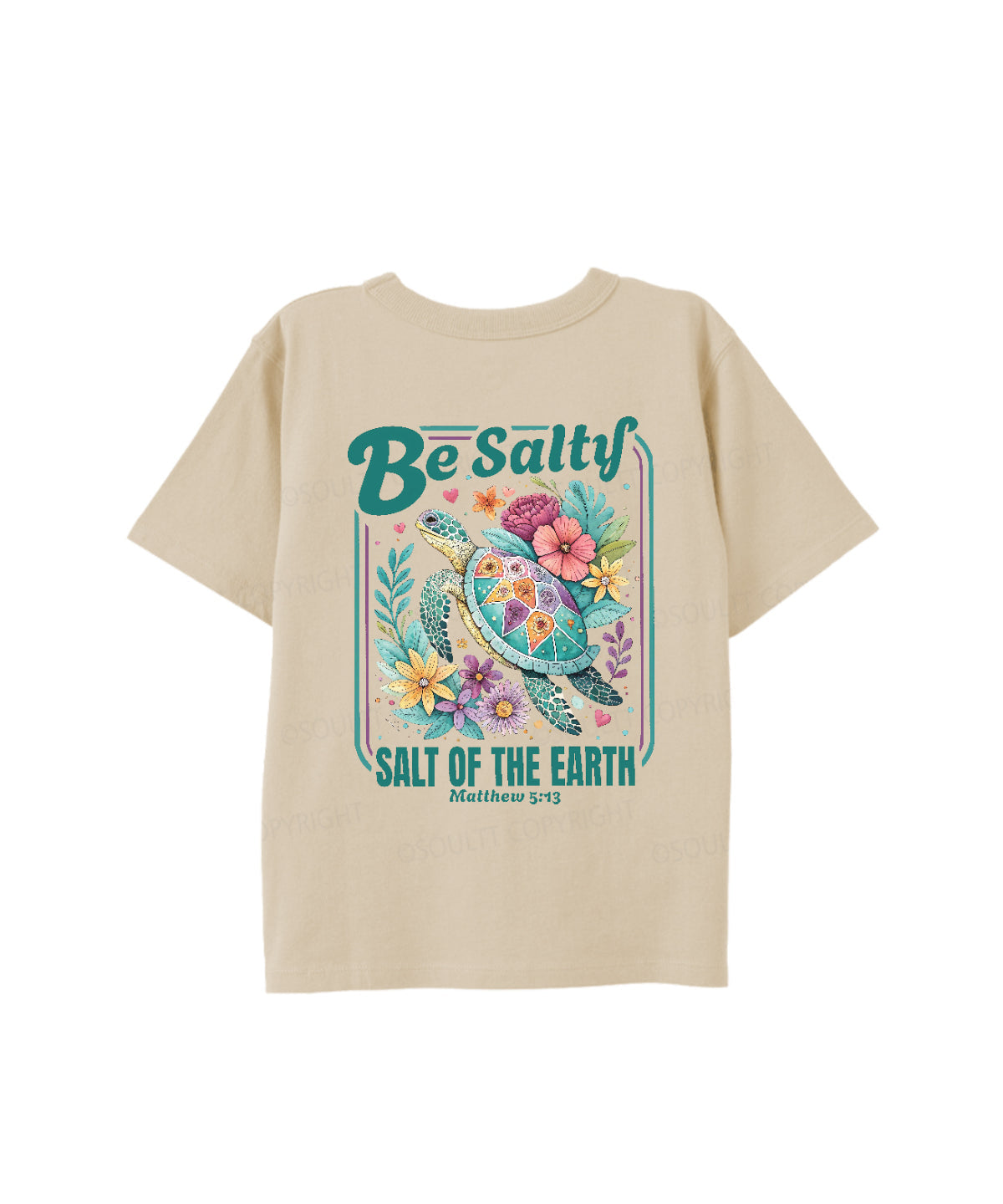 Kids Salt Of The Earth Double Sided Cotton Christian T-shirt
