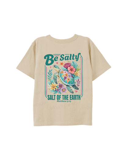 Kids Salt Of The Earth Double Sided Cotton Christian T-shirt
