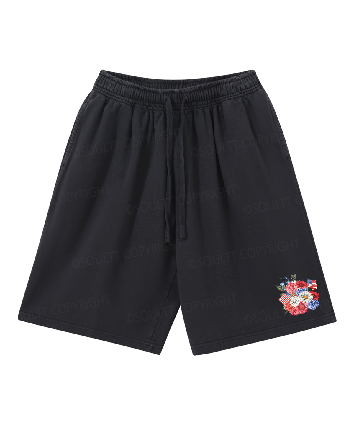 250 Years America Anniversary Double Sided Unisex Christian Washed T-Shirt & Shorts