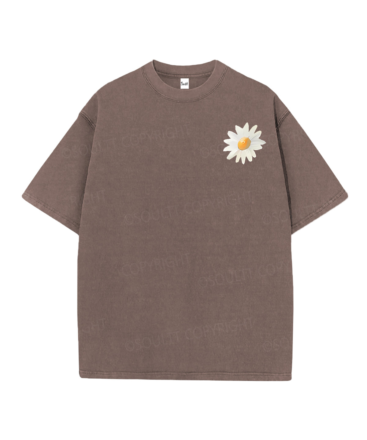 Consider The Wildflowers Double Sided Unisex Christian Washed T-Shirt & Shorts