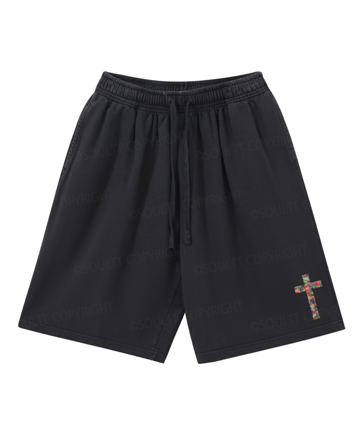 Blessed Is The Nation Whose God Is The Lord Double Sided Unisex Christian Washed T-Shirt & Shorts