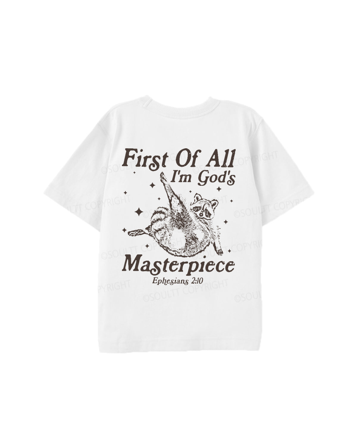 Kids First Of All I'm God's Double Sided Cotton Christian T-shirt