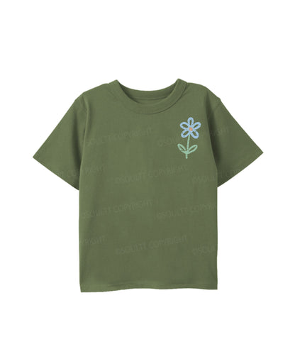 Kids Faith Over Fear Double Sided Cotton Christian T-shirt