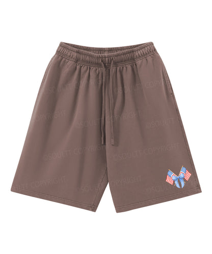 250 Years America Anniversary Double Sided Unisex Christian Washed T-Shirt & Shorts