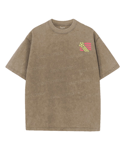 World Cup Double Sided Unisex Washed Christian T-shirt