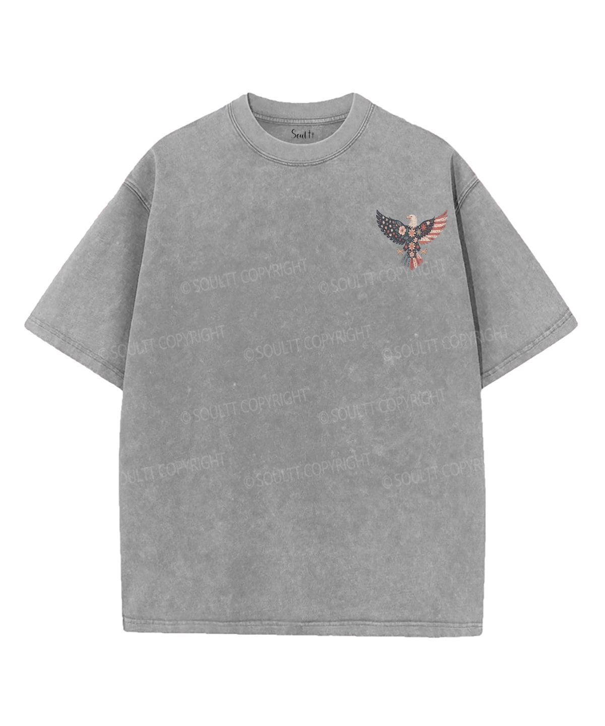 250 Years America Anniversary Double Sided Unisex Washed Christian T-shirt