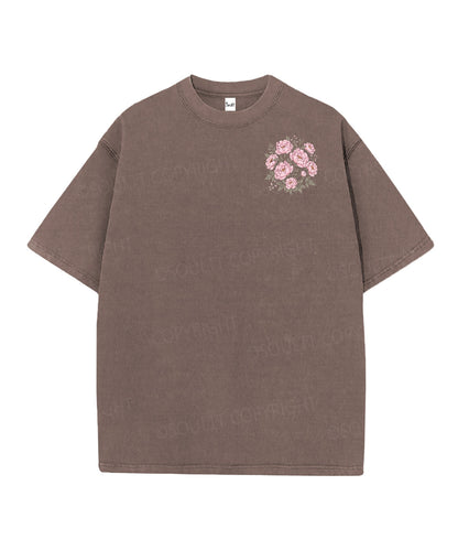 Rooted In Christ Double Sided Unisex Christian Washed T-Shirt & Shorts