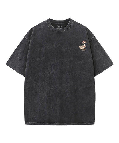 Off To Praise The Lord Double Sided Unisex Washed Christian T-shirt