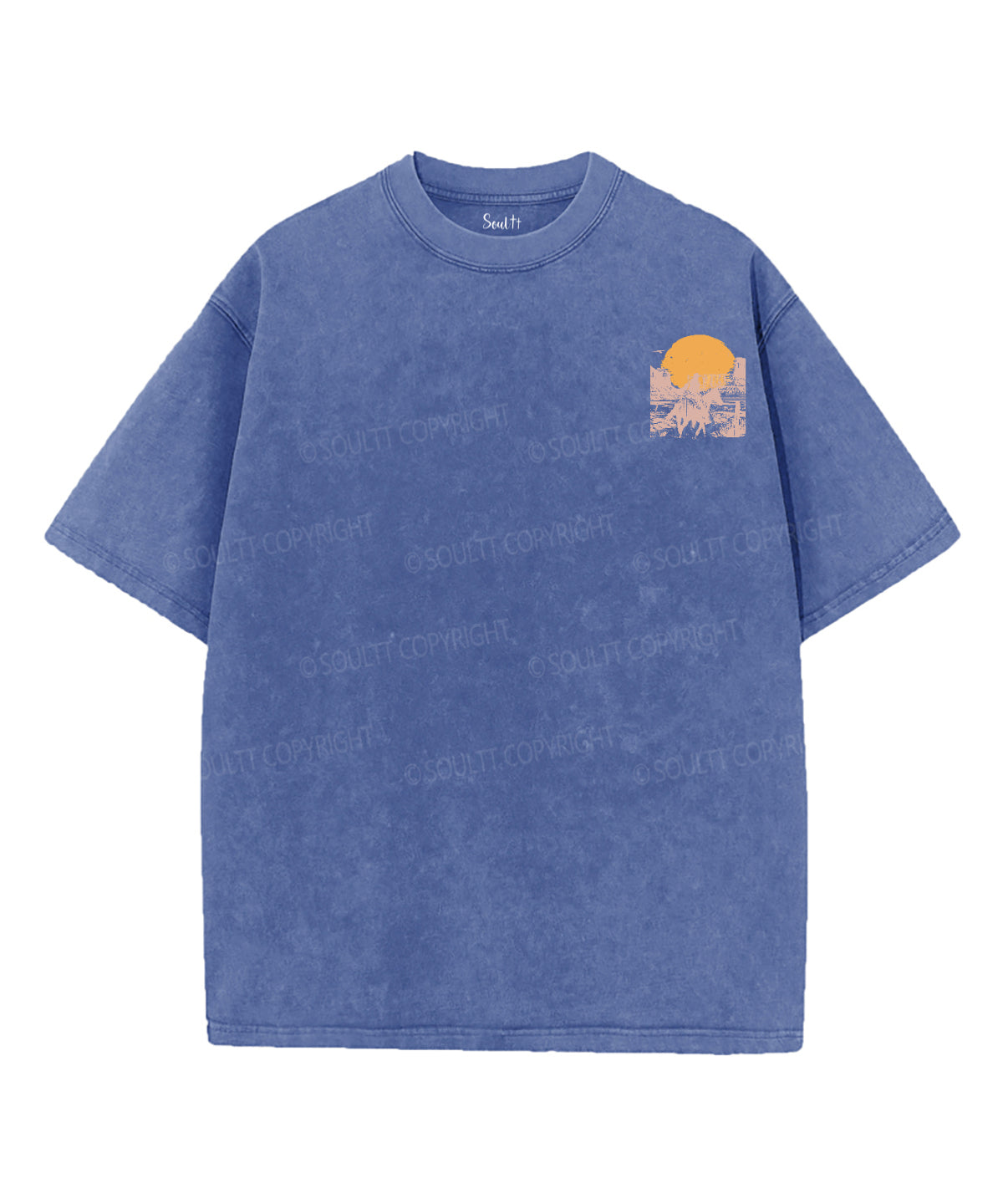 His Mercies Are New Every Morning Double Sided Unisex Washed Christian T-shirt