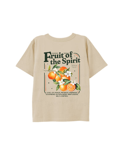 Kids Fruit Of The Spirit Double Sided Cotton Christian T-shirt