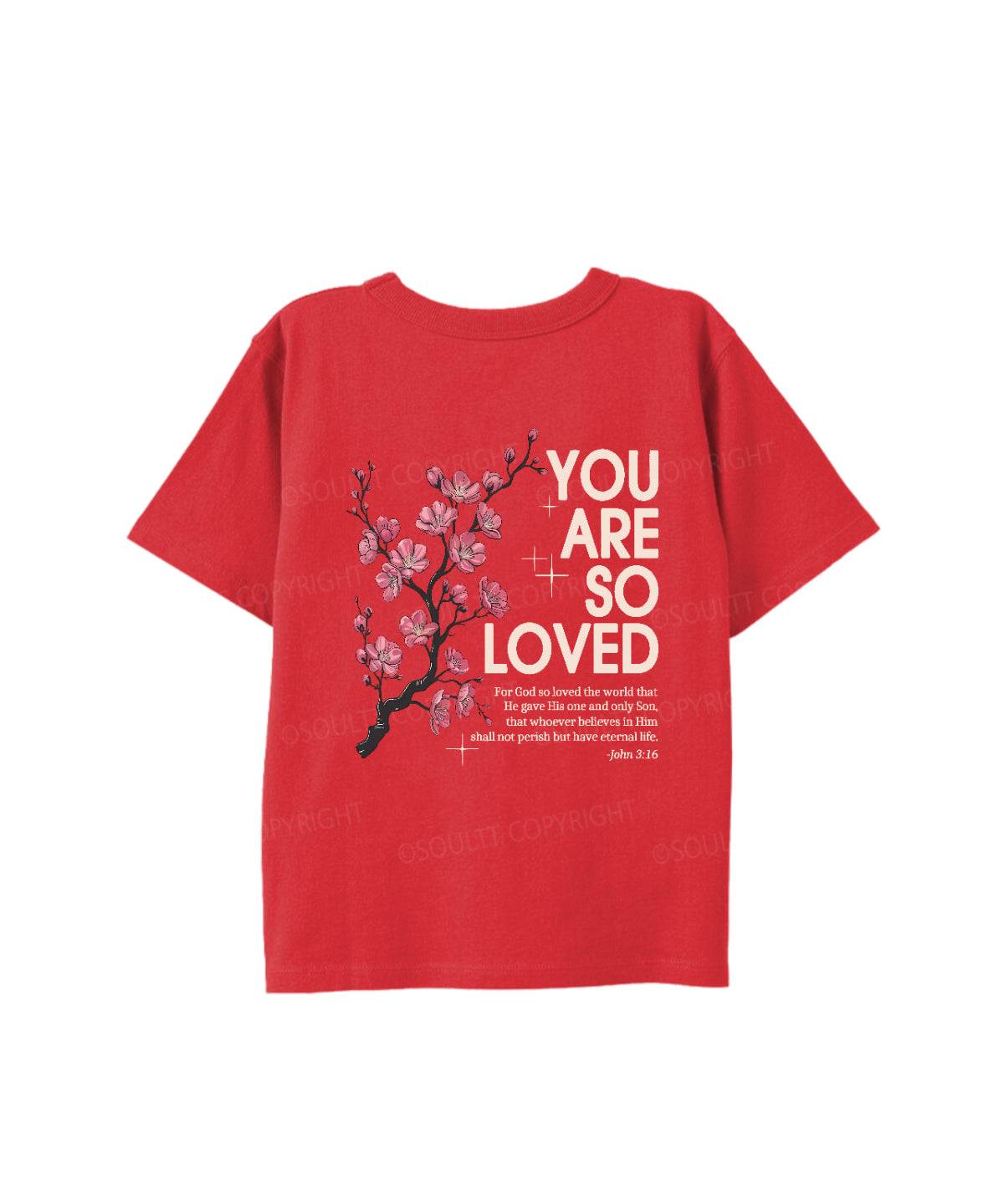 Kids You Are So Loved Double Sided Cotton Christian T-shirt