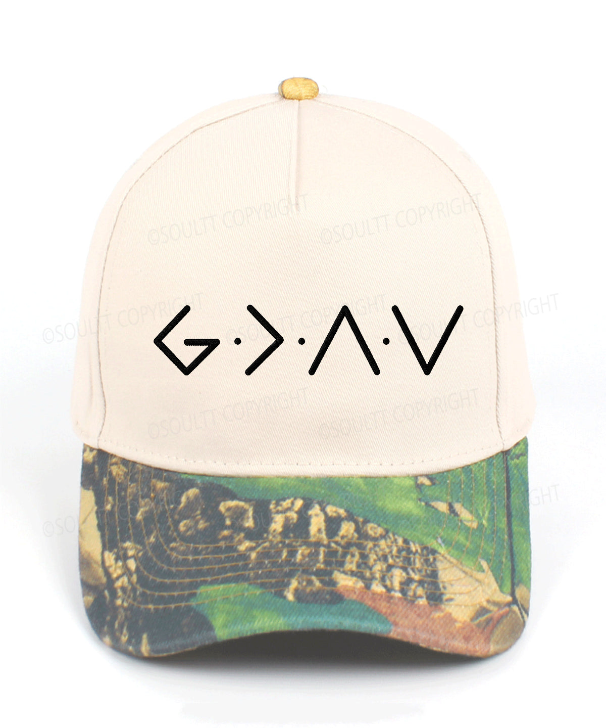 Faith Symbol Embroidered Christian Trucker Hat