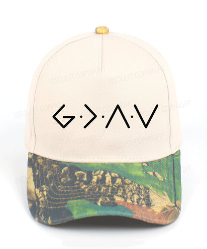 Faith Symbol Embroidered Christian Trucker Hat