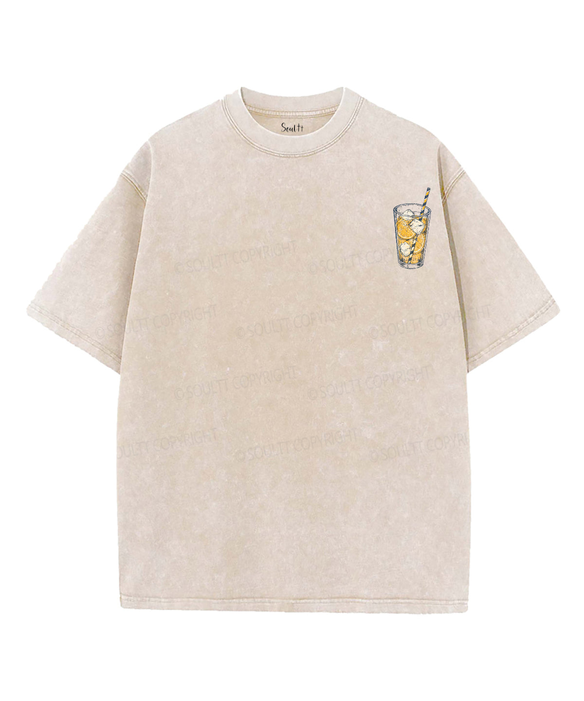 Life Gave Me Some Lemons Double Sided Unisex Washed Christian T-shirt