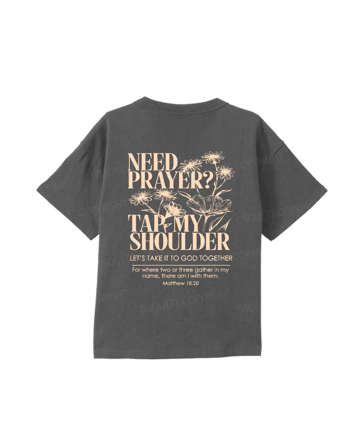 Kids Need Prayer ? Double Sided Cotton Christian T-shirt